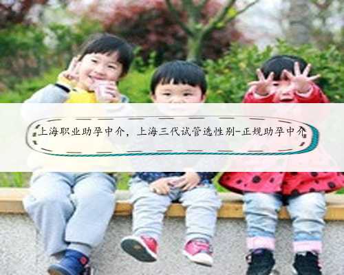 上海职业助孕中介，上海三代试管选性别-正规助孕中介